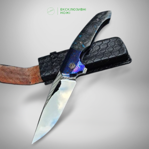 RAPTOR ZDP авторський складаний ніж ручної роботи GRYFON KNIVES, сталь ZDP-189, 67 HRC 